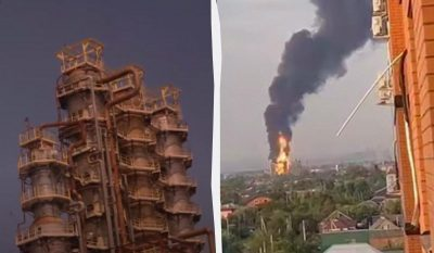 Нічна атака дронів на Кірішський НПЗ: пожежа та руйнування