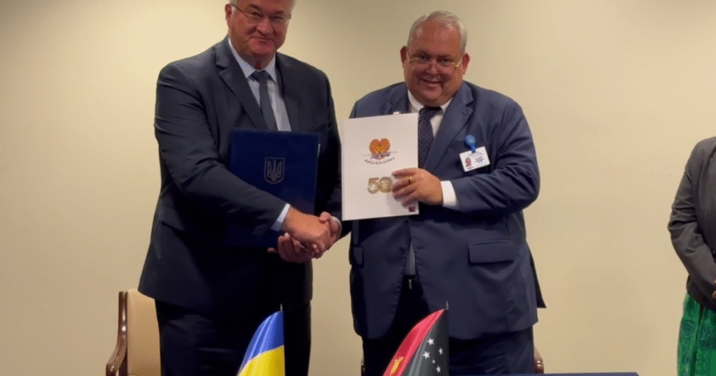 Україна встановила дипломатичні відносини з Папуа Новою Гвінеєю