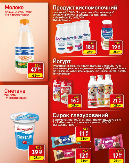 АТБ запускає тиждень осінніх знижок: акції до 45% діятимуть з 12 по 18 листопада