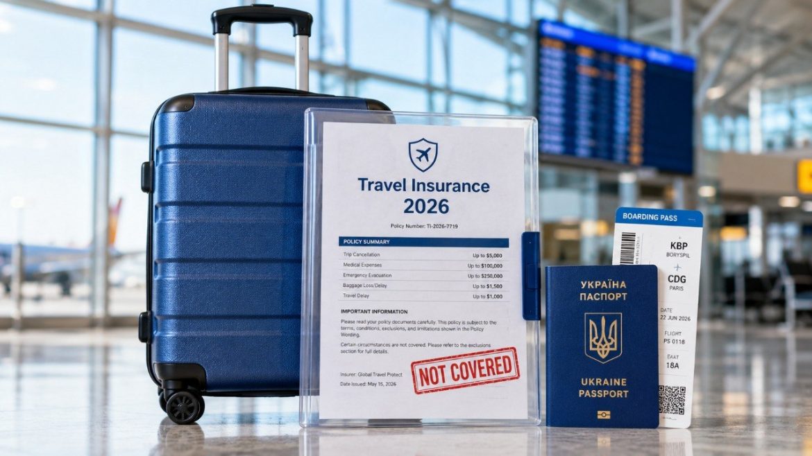 Туристичне страхування у 2026 році: головні виключення з полісів, помилки під час звернення по допомогу, приховані ліміти, франшиза та правила, що допоможуть українцям не втратити гроші за кордоном.