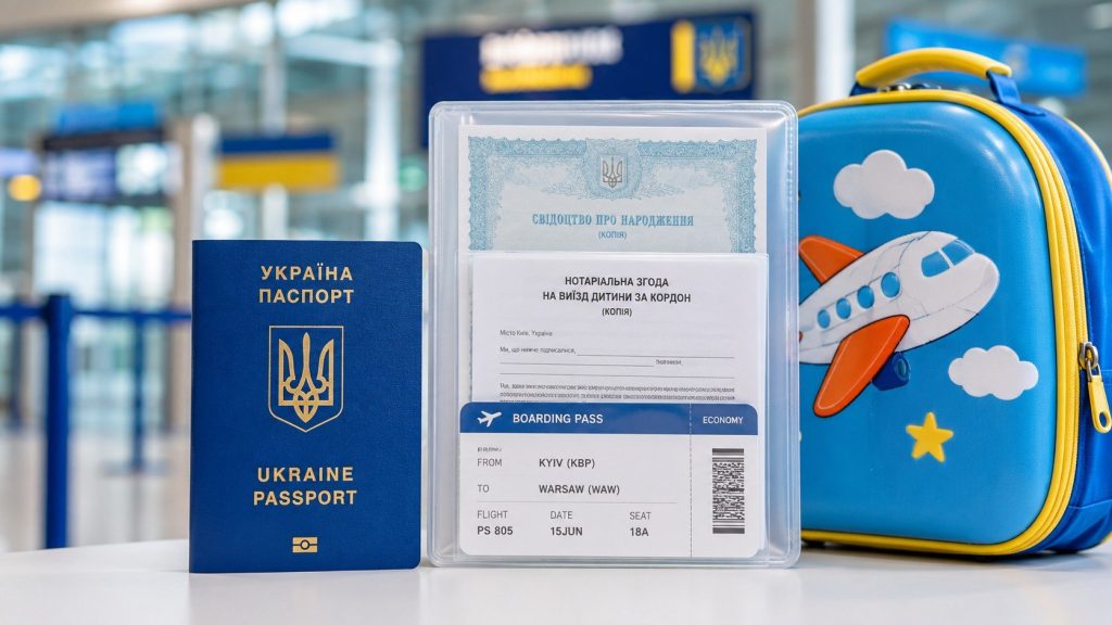 Подорож дитини за кордон без одного з батьків у 2026 році: які документи перевіряють