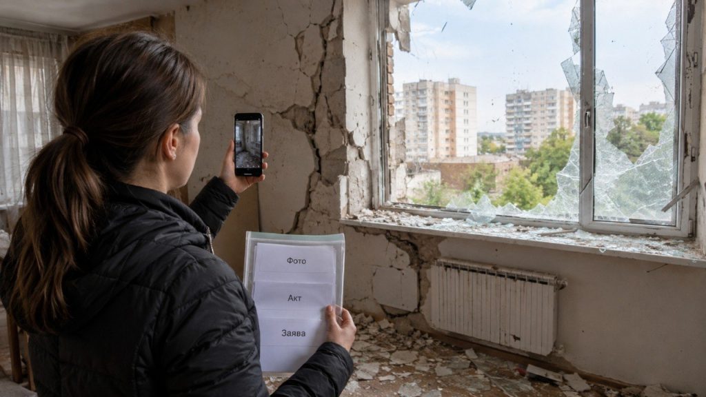 Пошкодження майна після вибухової хвилі: які фото й документи зібрати для компенсації