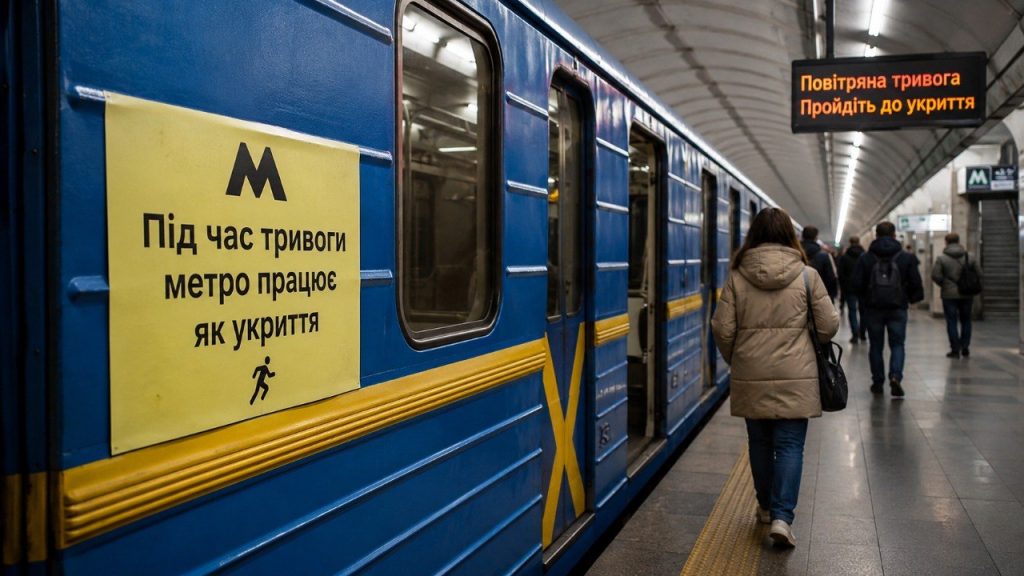 Київ змінює правила життя під час довгих тривог: що буде з метро, транспортом і магазинами