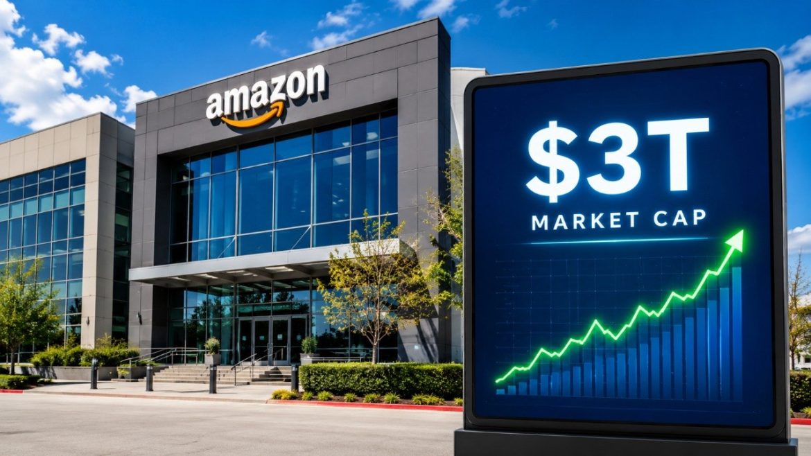 Amazon уперше перевищила капіталізацію $3 трлн після сильного квартального звіту. Акції зросли до рекорду, а AWS показала найшвидше зростання за 18 кварталів. Головні дані ринку.