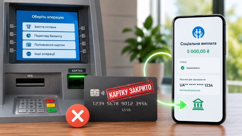 Соціальну виплату зарахували на закриту картку: де шукати гроші та як змінити реквізити