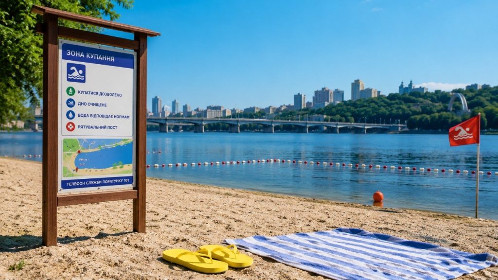 Де можна купатися у Києві в серпні 2026 року: що показала нова перевірка води