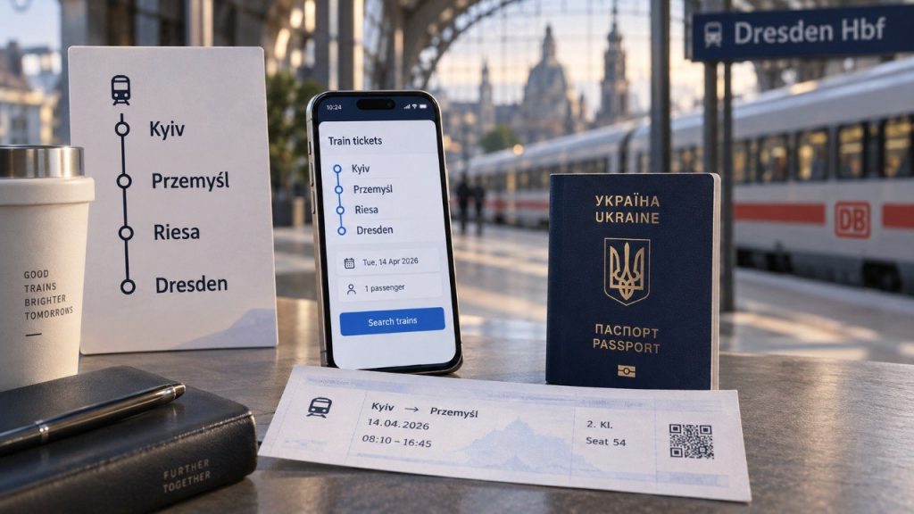 З Києва до Дрездена потягом: актуальний маршрут через Перемишль і Riesa у 2026 році