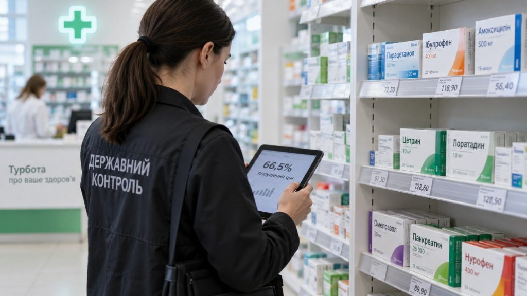 Порушення цін на ліки виявили у 66,5% перевірок: що встановила Держпродспоживслужба