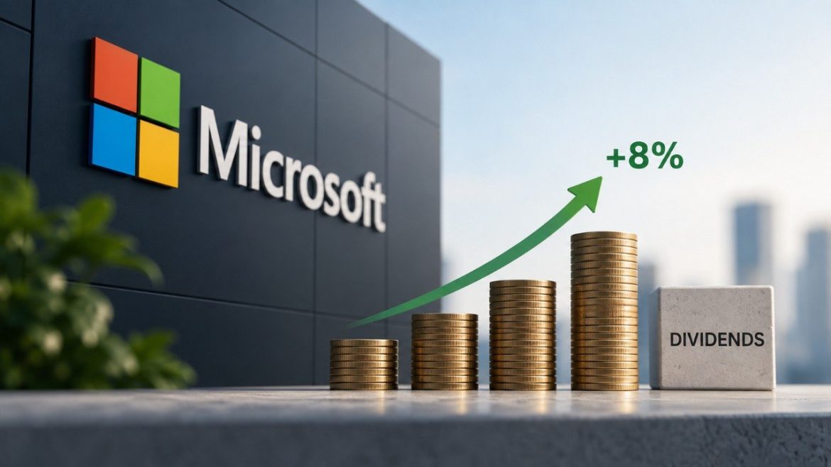 Microsoft підвищила квартальні дивіденди на 8% — до $0,98 на акцію. Виплата відбудеться 10 грудня 2026 року, дата фіксації акціонерів — 19 листопада. Також компанія призначила річні збори.