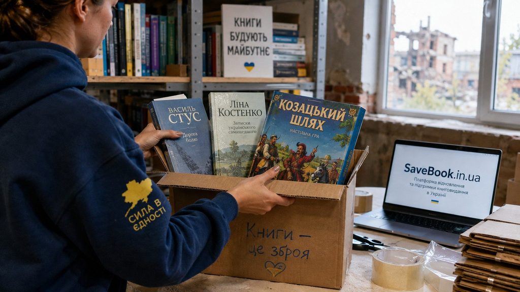 В Україні запустили SaveBook.in.ua: як купівлею книжок та ігор підтримати постраждалих видавців