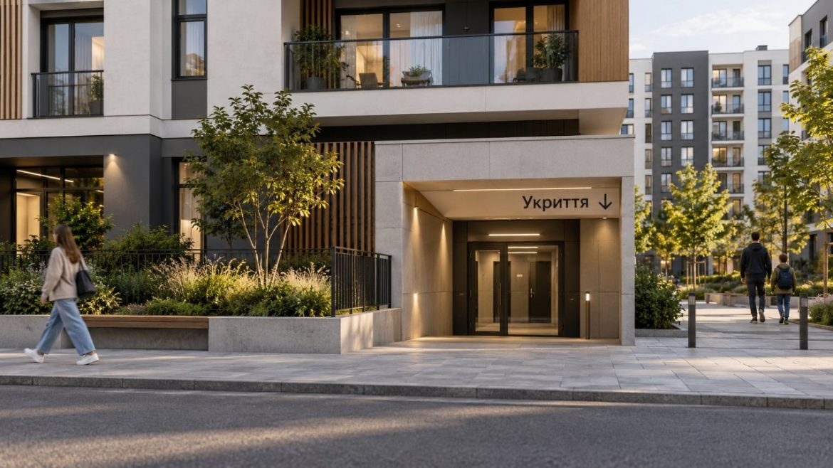 У новобудовах Вишневого й Ірпеня проєктують укриття до 2500 м² із вентиляцією, резервним живленням, медпунктами, душовими та зонами для тварин. Деталі проєктів і місткість споруд. Київщина: 2026 рік.
